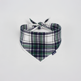 Bavaglino per cani Bandana per animali domestici in tartan verde