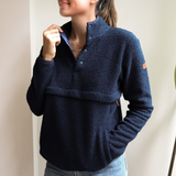 Breastfeeding Fleece Navy Blue