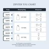 Bamboo Sleeping Bag 0.5 TOG - Greenery