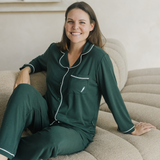 Set pigiama donna verde Heritage
