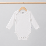 Body a maniche lunghe bianco