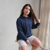 Bamboo Breastfeeding Hoodie - Midnight Navy