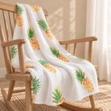 Pineapple Large Muslin Blanket