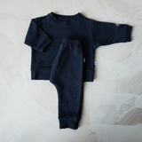 Set da salotto Bamboo in Midnight Navy