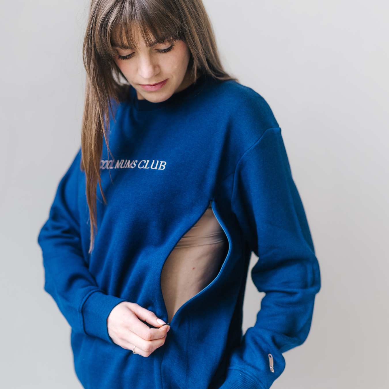 Dasongff - Felpa con cappuccio da donna per allattamento, con zip, a maniche lunghe, con stampa, per gravidanza, con zip laterale, pigiama per allattamento, felpa con cappuccio per allattamento, a zip Dasongff - Felpa con cappuccio da donna per allattamento, con zip, a maniche lunghe, con stampa, per gravidanza, con zip laterale, pigiama per allattamento, felpa con cappuccio per allattamento, a zip