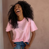 Oversized Breastfeeding Tee Pink