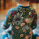 William Morris Zipster Ladro di fragole blu navy