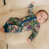 William Morris Zipster Ladro di fragole blu navy