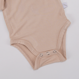 Body suit a maniche lunghe Beige