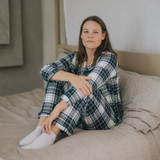 Set pigiama donna Verde Tartan