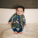 William Morris Zipster Ladro di fragole blu navy