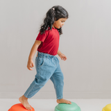 Maglietta Bamboo Everyday per bambini borgogna intenso