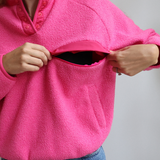 Breastfeeding Fleece Retro Pink