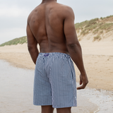 Mens Swimming Trunks Nautical Stripes