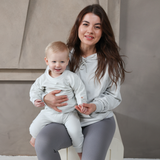 Bamboo Breastfeeding Hoodie - Cool Gray