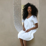 Portofino Breastfeeding Dress White
