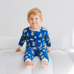 Child wearing the Children's Miffy Starry Sleep bamboo pyjama set