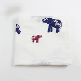 Muslin Elephants Navy