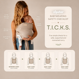 Bamboo Baby Wrap - Fawn Check