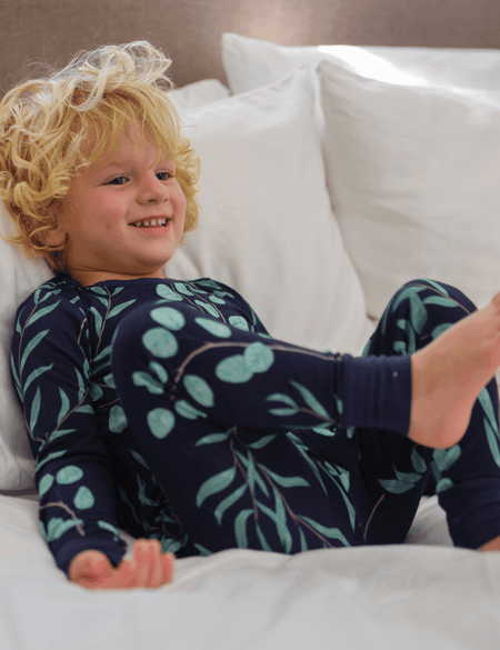 Children's PJ Set Eucalyptus - Zipster